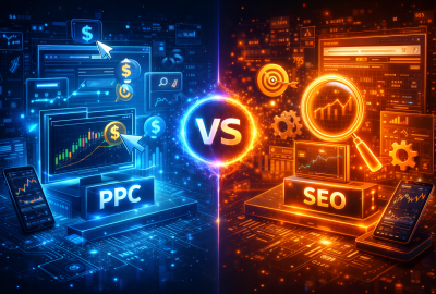 PPC Advertising Compared to SEO: Which is Better to Increase Traffic & Growth in 2026?