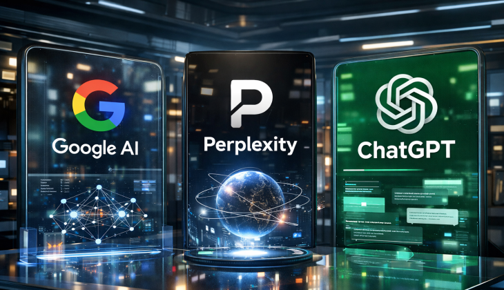google AI, chatgpt, preplexity