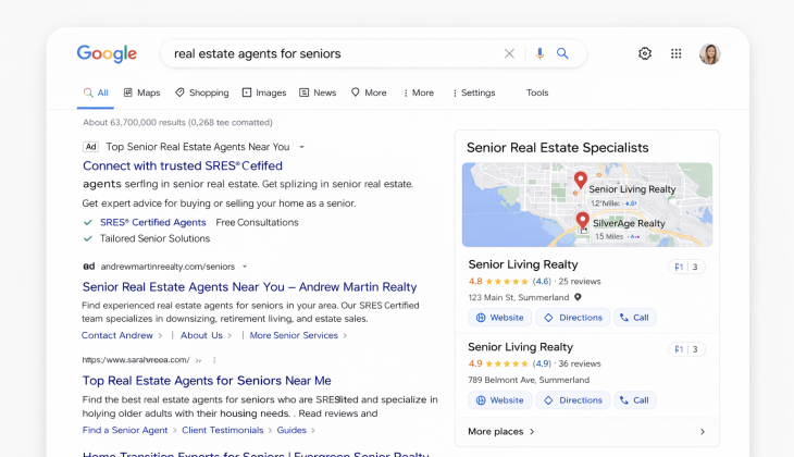 how to show up in AI and google search