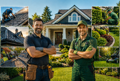 Digital vs Offline Marketing for Landscapers & Roofers: Which Builds Local Brand Faster?