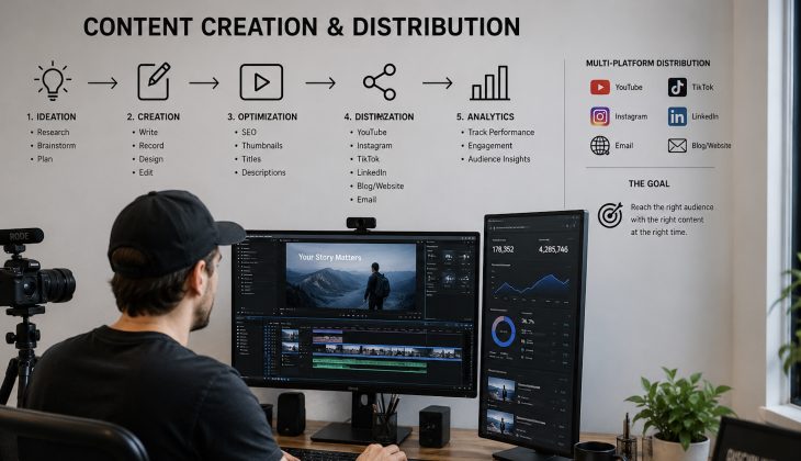 content creation and distribution