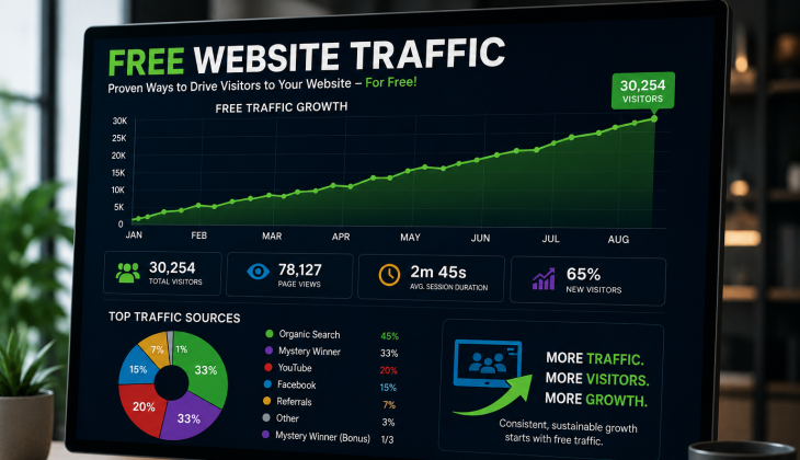 free buyer traffic to your website
