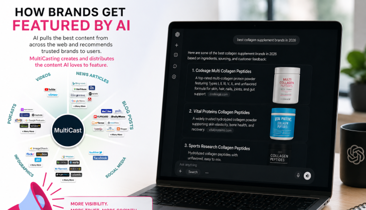 Multicast marketing to get recommended by AI